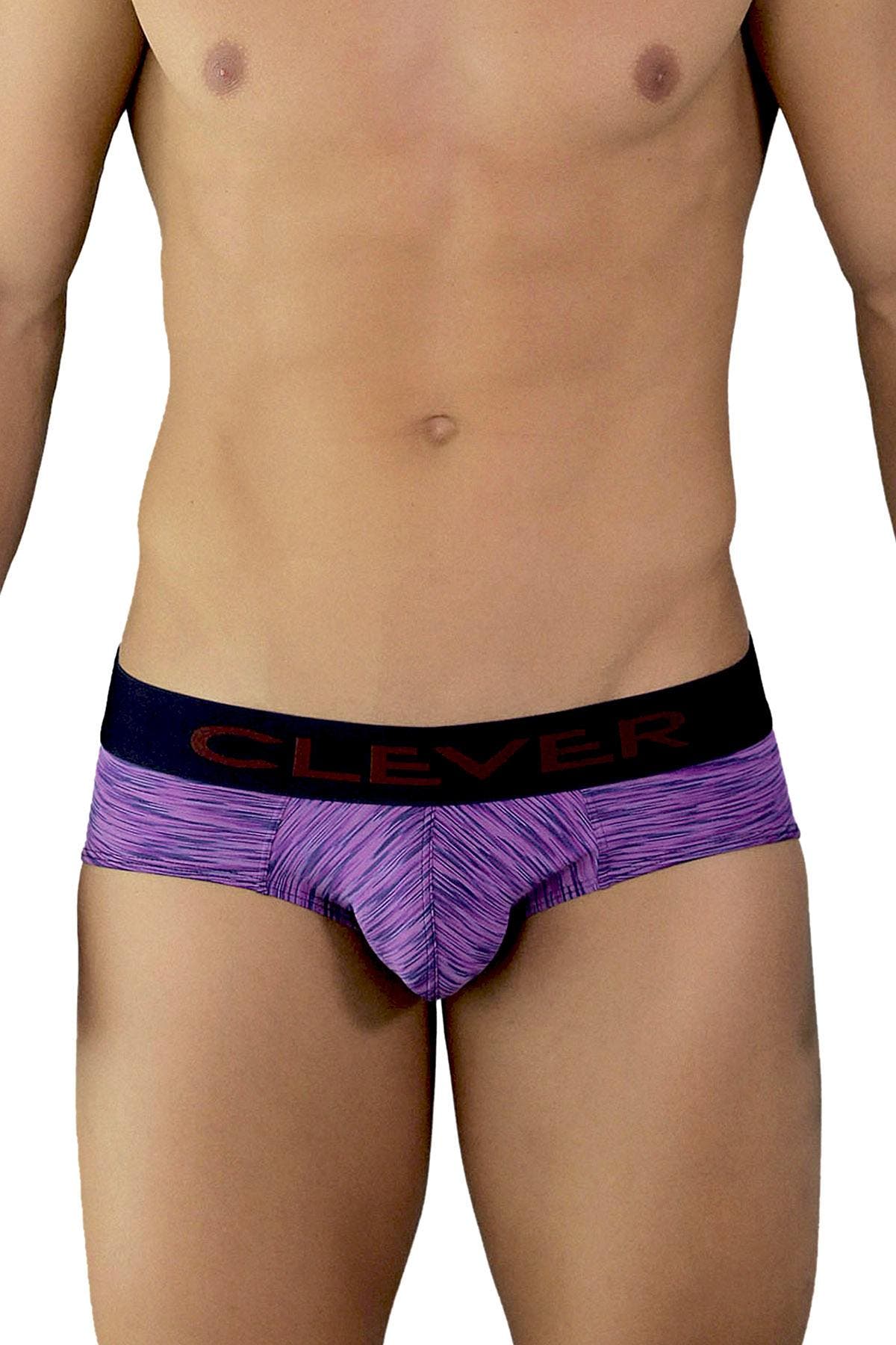 Clever Grape/Navy Limited Edition Striped Latin Brief