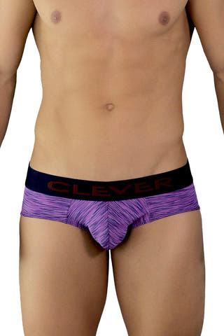 Clever Grape/Navy Limited Edition Striped Latin Brief