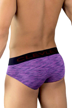 Clever Grape/Navy Limited Edition Striped Latin Brief thumbnail 3