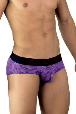 Clever Grape/Navy Limited Edition Striped Latin Brief thumbnail 2