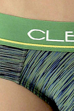 Clever Green/Blue Limited Edition Striped Latin Brief thumbnail 4