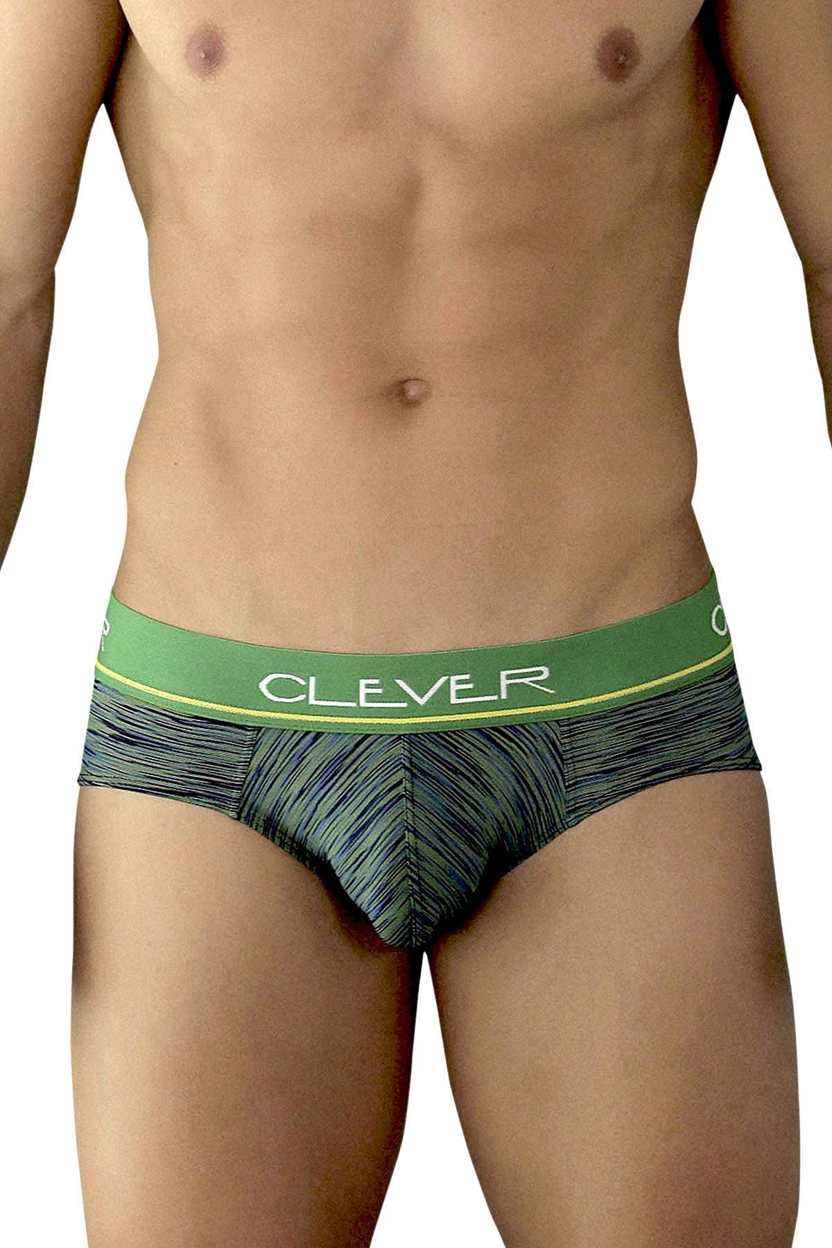 Clever Green/Blue Limited Edition Striped Latin Brief