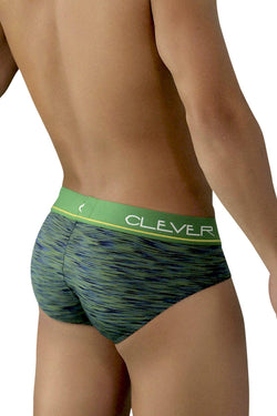 Clever Green/Blue Limited Edition Striped Latin Brief thumbnail 3