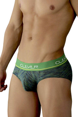 Clever Green/Blue Limited Edition Striped Latin Brief thumbnail 2
