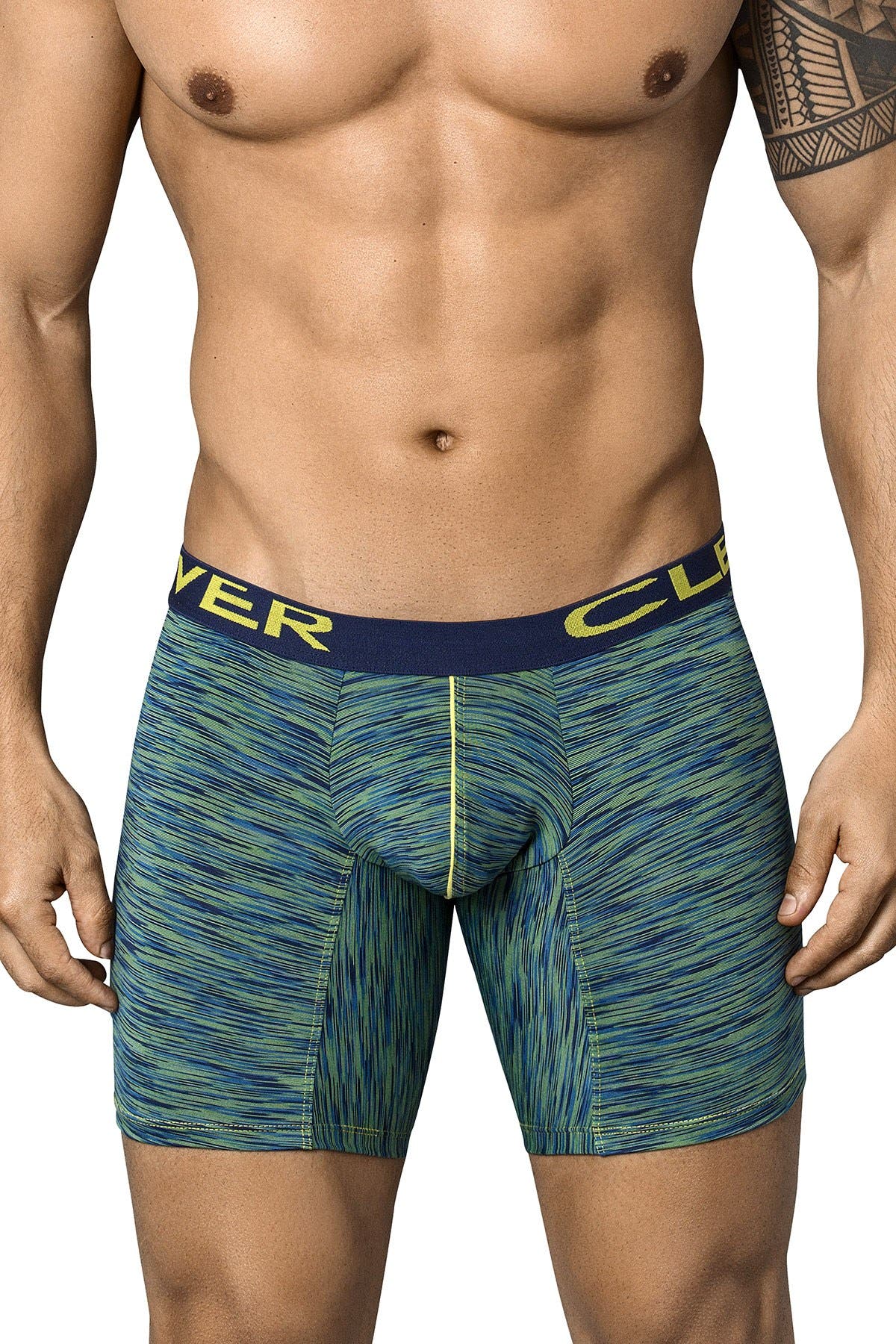 Clever Green/Navy Opera Boxer Brief