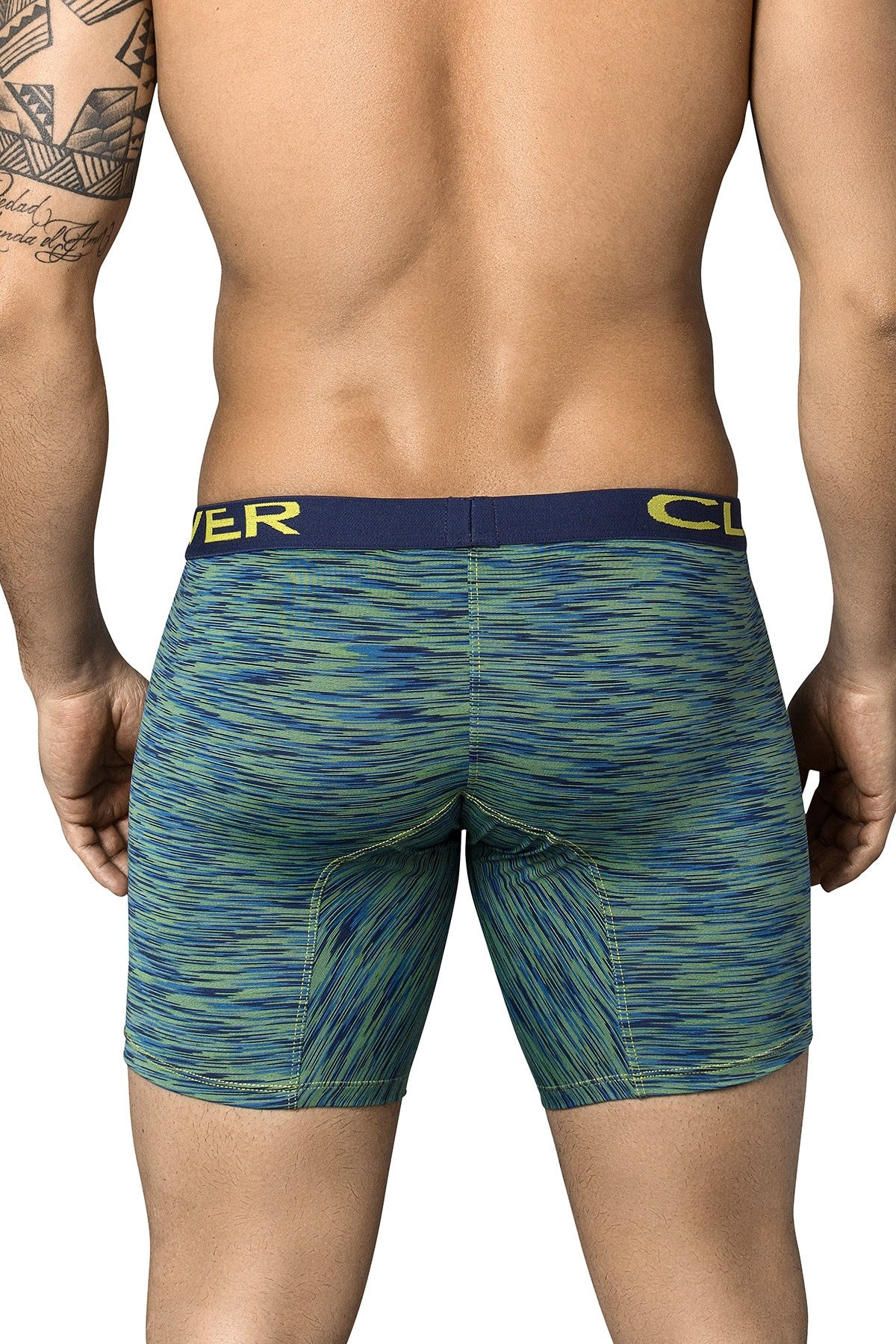 Clever Green/Navy Opera Boxer Brief