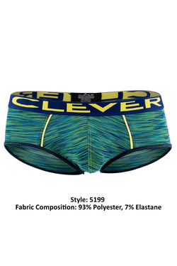 Clever Green/Navy Opera Piping Brief thumbnail 4