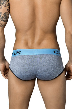 Clever Grey/Blue Modern Piping Brief thumbnail 2