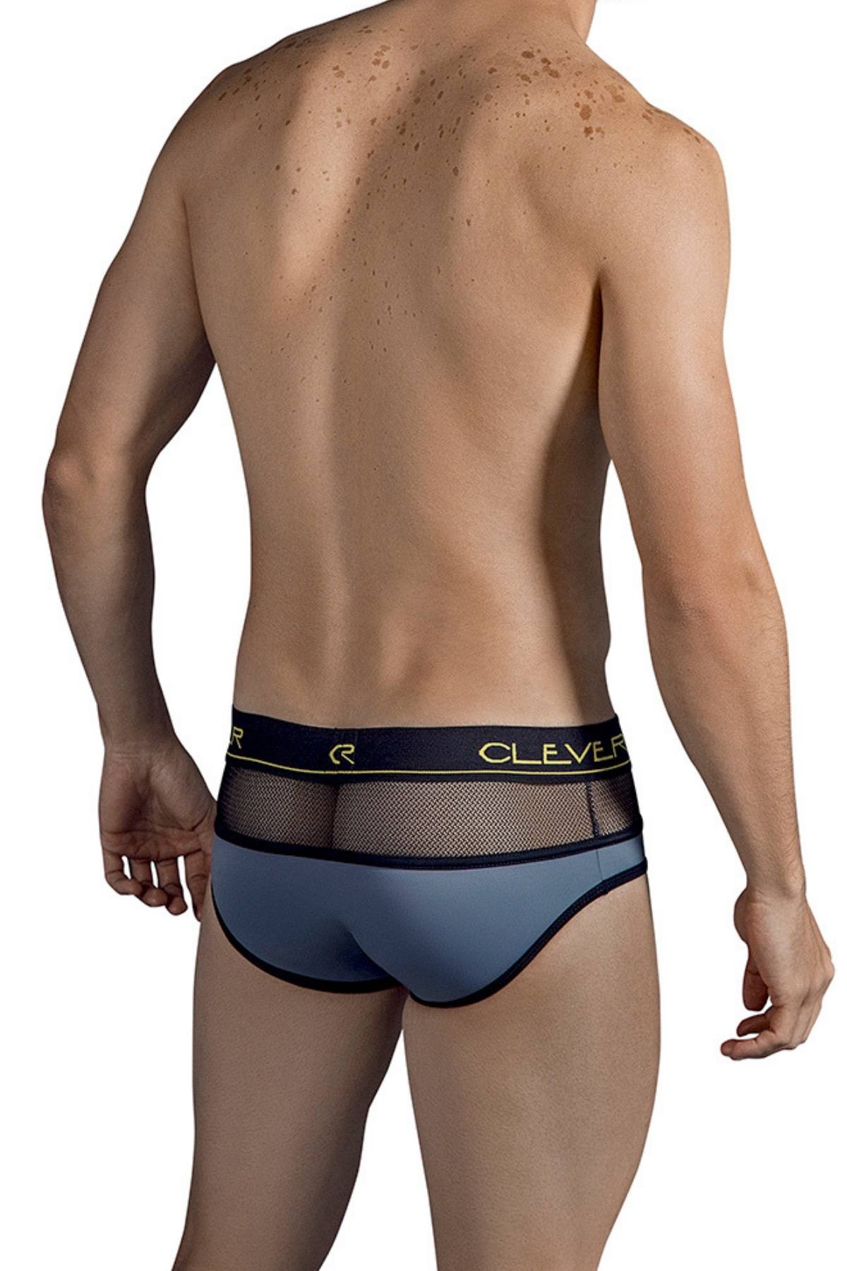 Clever Grey Honeycomb Piping Brief