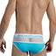 Clever Light-Blue Honeycomb Piping Brief