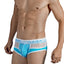 Clever Light-Blue Honeycomb Piping Brief