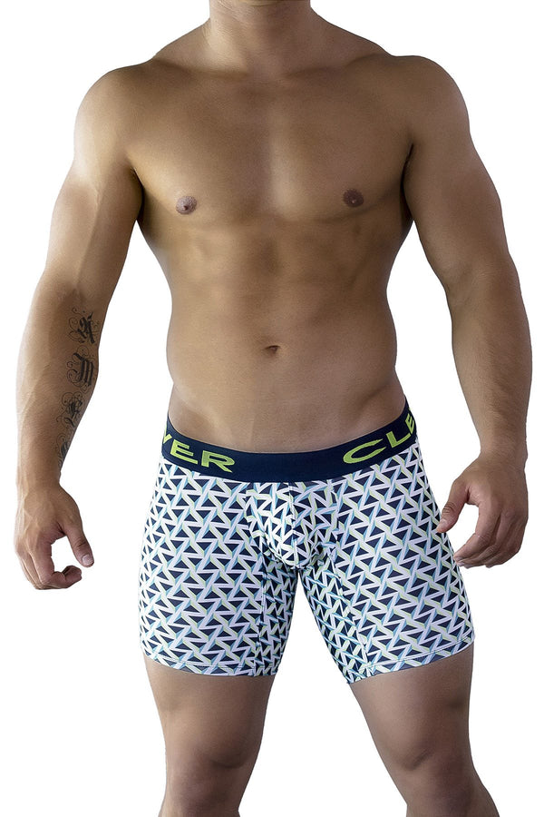 Clever Limited Edition Blue/Green Geo X-Long Boxer 909913