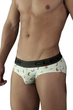 Clever Mint/Green Limited Edition Sailboat Latin Brief thumbnail 2