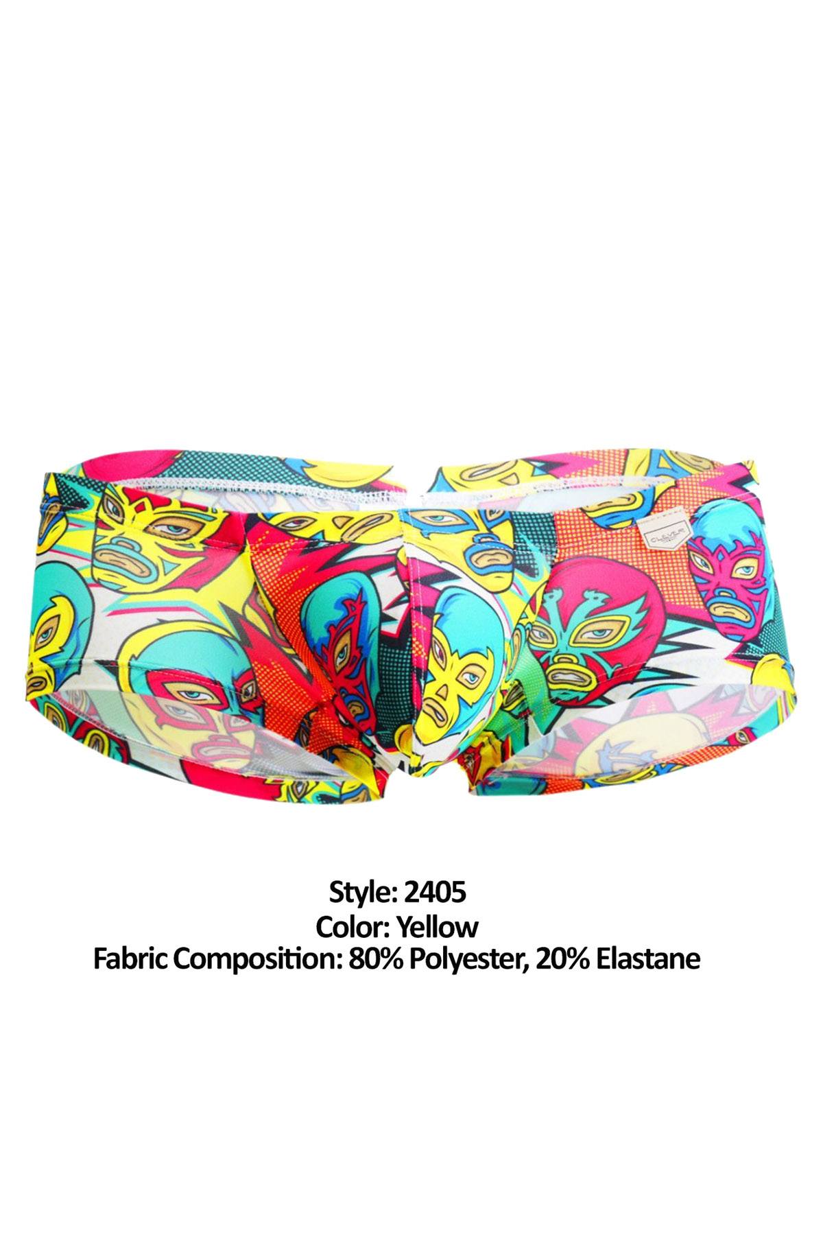 Clever 229958 3PK Australian Latin Trunks Color Multi-colored