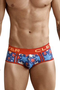 Clever Red/Blue Rocker Piping Brief thumbnail 1