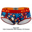 Clever Red/Blue Rocker Piping Brief