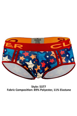 Clever Red/Blue Rocker Piping Brief thumbnail 4