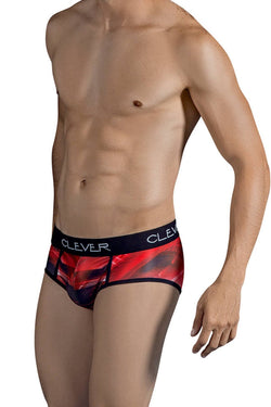 Clever Red Electricity Piping Brief thumbnail 1