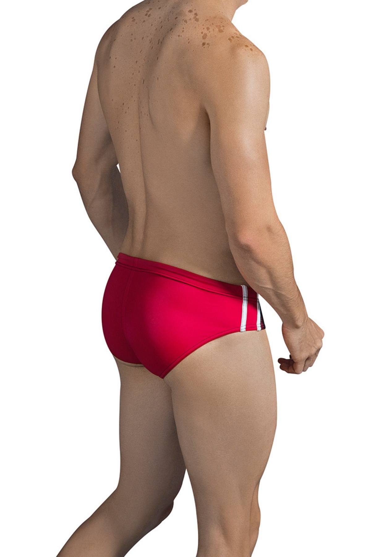 Clever Red Starfish Swim Brief