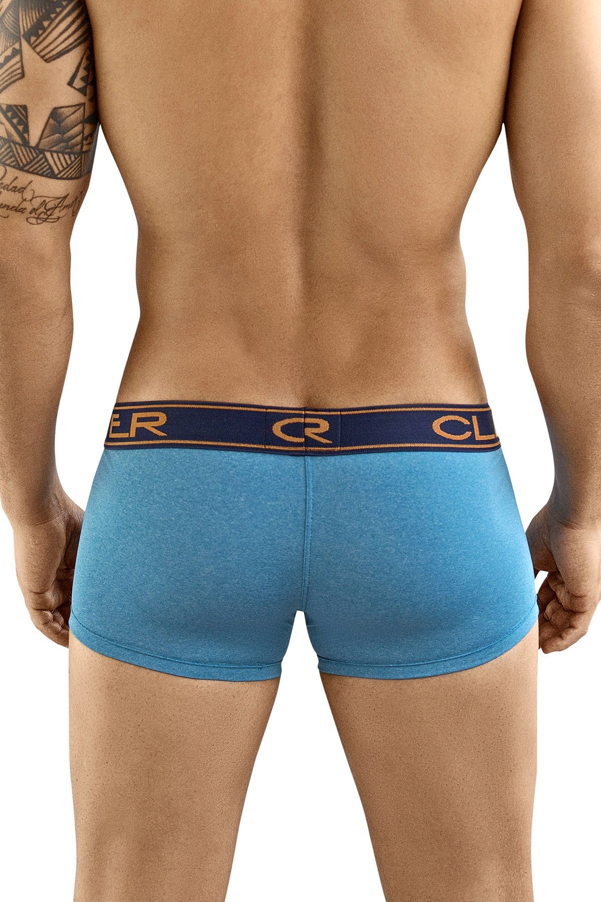 Clever Teal Erotic Latin Trunk