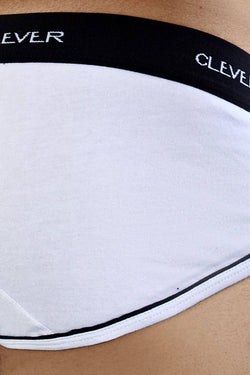 Clever White Alpine Piping Brief thumbnail 3