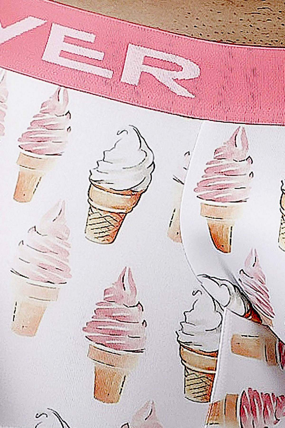 Clever White/Coral Limited Edition Ice Cream Trunk