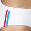 Clever White Darkling Swim Brief