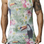 Clever White Flowers Tank Top