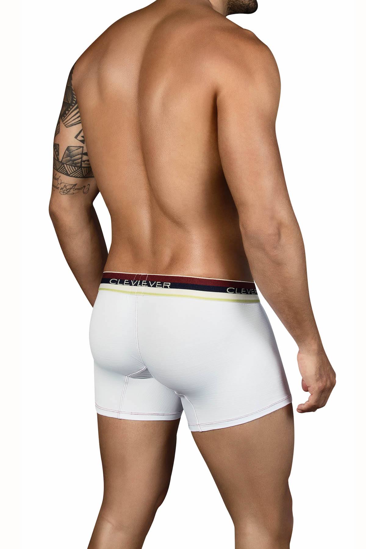 Clever White Lines Boxer Brief