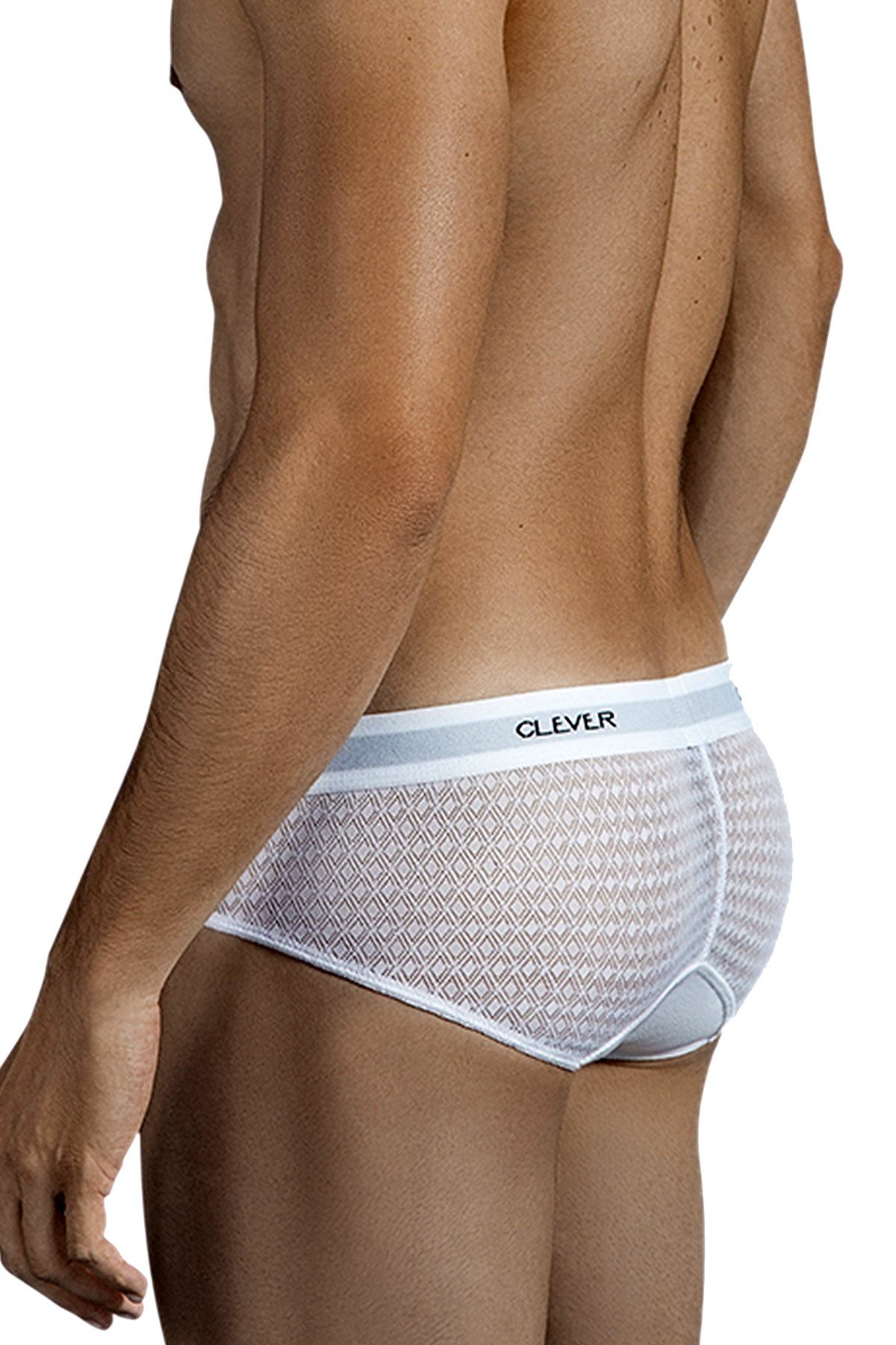 Clever White Magnificent Classic Brief