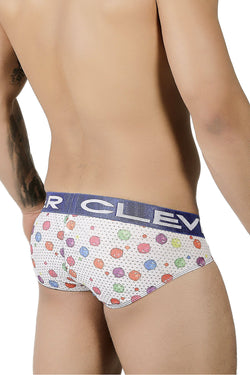 Clever White/Multi Limited Edition Bubble Latin Brief thumbnail 2