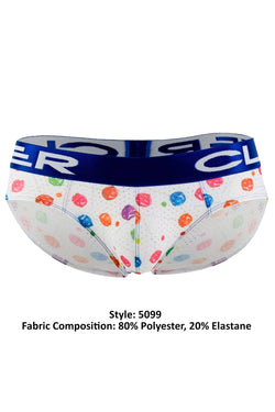 Clever White/Multi Limited Edition Bubble Latin Brief thumbnail 4