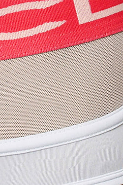 Clever White/Neon Coral Kissable Jockstrap thumbnail 3