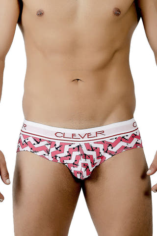 Clever White/Red Limited Edition Anchor Latin Brief