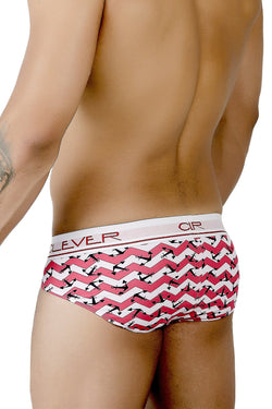 Clever White/Red Limited Edition Anchor Latin Brief thumbnail 2