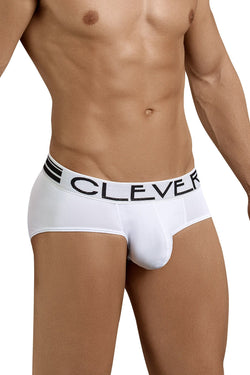 Clever White Sophisticated Piping Brief thumbnail 1