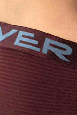 Clever Wine/Teal Limited Edition Striped Latin Brief thumbnail 4
