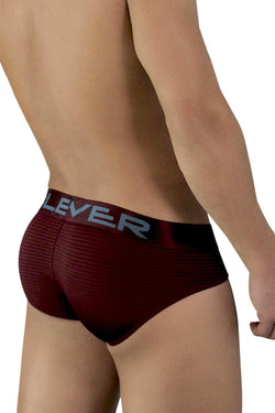 Clever Wine/Teal Limited Edition Striped Latin Brief thumbnail 3