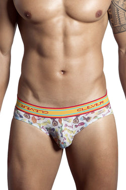 Clever Yellow/Multi Limited Edition Candy Latin Brief thumbnail 1