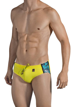 Clever Yellow Ocean Swim Brief thumbnail 1