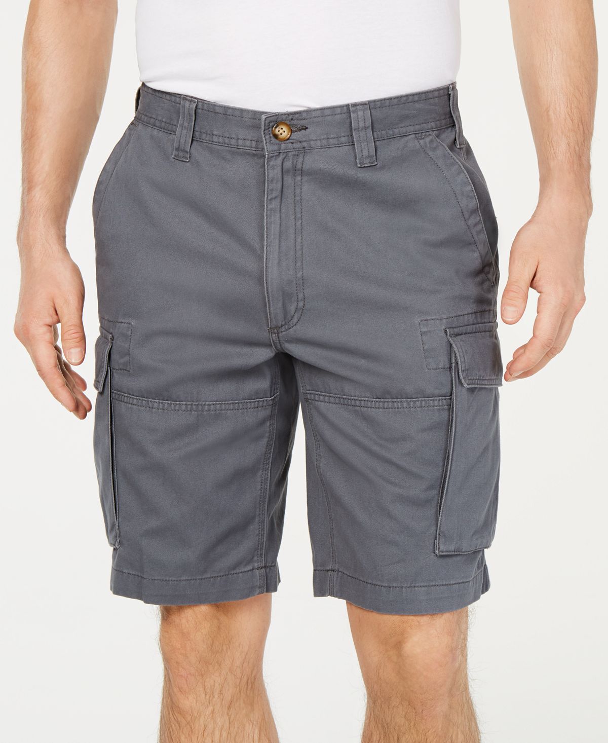 Club Room 10" Cargo Shorts Shadow Ground