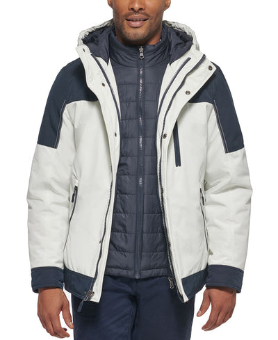 Club Room 3-in-1 Hooded Jacket Ice