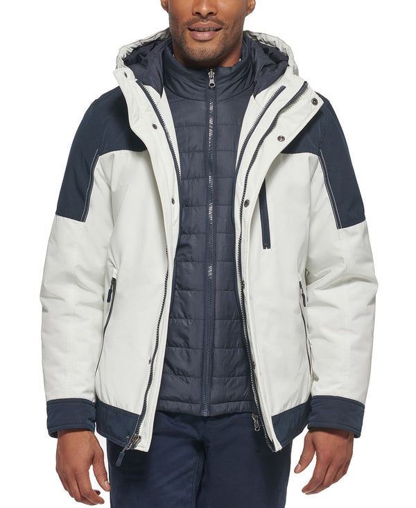 Club Room 3-in-1 Hooded Jacket Ice