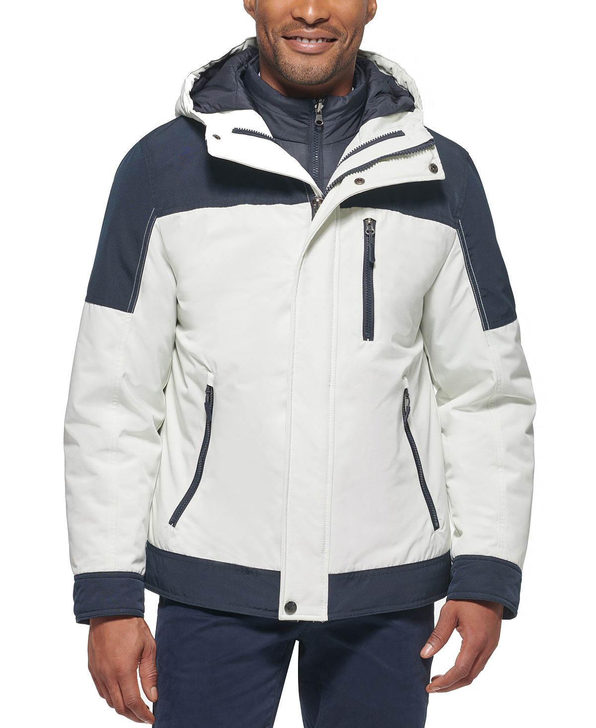 Club Room 3-in-1 Hooded Jacket Ice