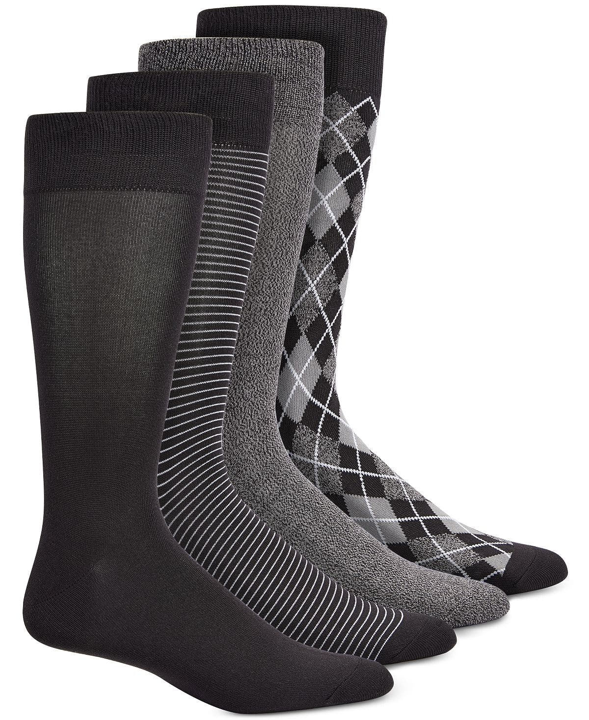 Club Room 4-pk. Socks Black