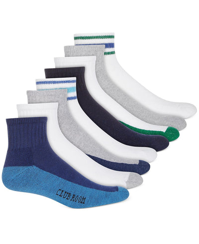 Club Room Ankle Socks 8-pack Green