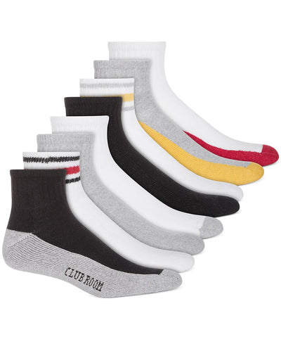 Club Room Ankle Socks 8-pack Red