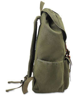 Club Room Backpack With Flaps Green Khaki thumbnail 2
