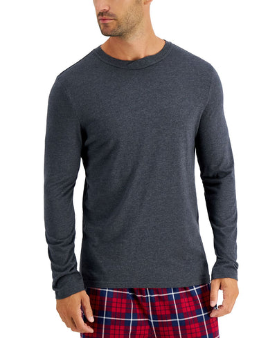 Club Room Chatham Knit Long-sleeve T-shirt Charcoal