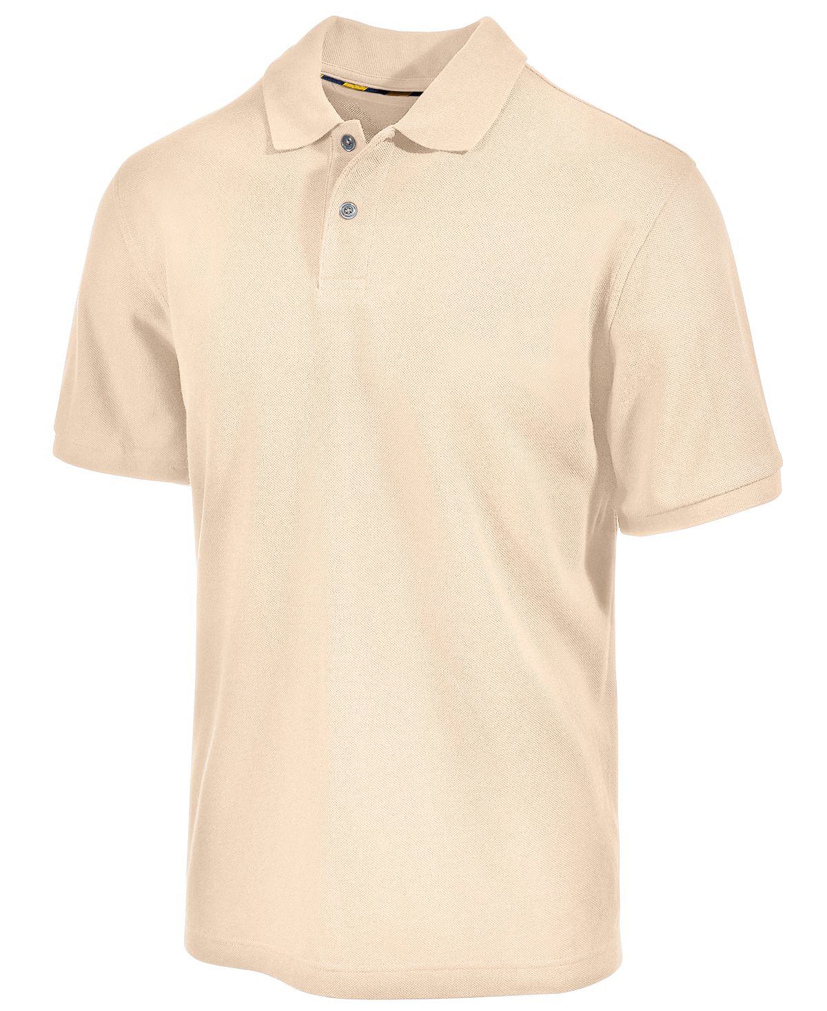 Club Room Classic-fit Solid Performance Upf 50+ Polo Natural